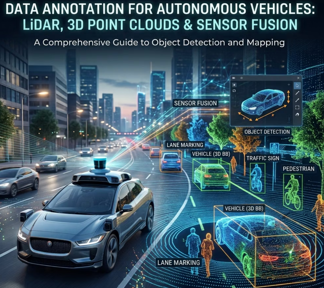 Data Annotation for Autonomous Vehicles: LiDAR, 3D Point Clouds & Sensor Fusion